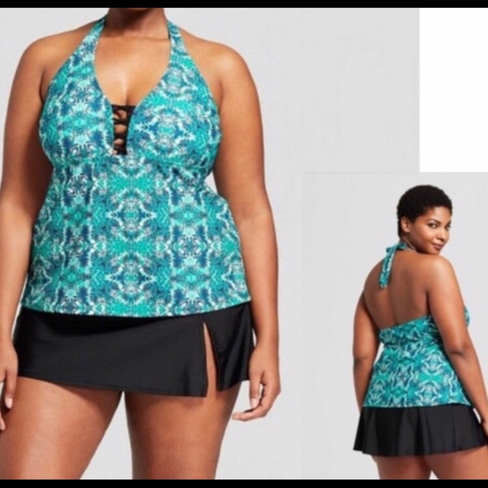 Ava viv bathing suit halter top